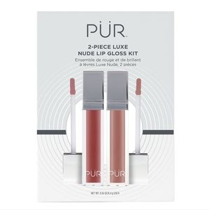 PÜR 2-Piece Limited Edition Luxe Nude Lip Gloss Kit NIB